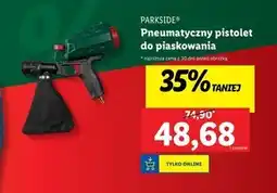 Lidl Pistolet do piaskowania Parkside oferta