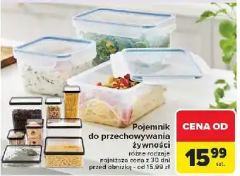 Carrefour Pojemnik do przechowywania żywności oferta