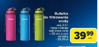 Carrefour Butelka filtrująca city 500 ml niebieska Aquaphor oferta