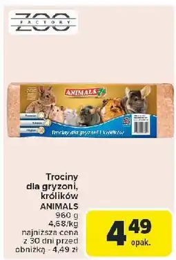 Carrefour Trociny dla gryzoni Animals oferta