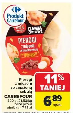 Carrefour Pierogi z mięsem ze smażoną cebulką Carrefour Bon Appetit! oferta