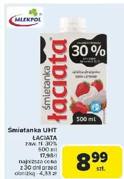 Carrefour Śmietanka 30% Łaciata oferta