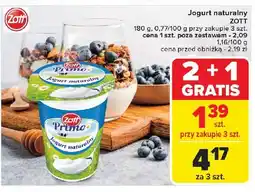 Carrefour Jogurt naturalny Zott Primo oferta