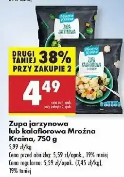 Biedronka Zupa kalafiorowa Mroźna Kraina oferta