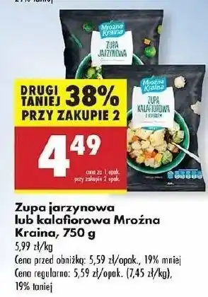 Biedronka Zupa kalafiorowa Mroźna Kraina oferta