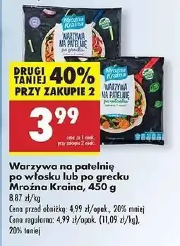 Biedronka Warzywa na patelnię po grecku Mroźna Kraina oferta