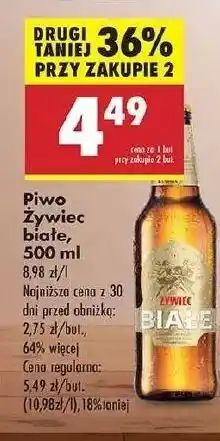 Biedronka Piwo Żywiec Białe oferta