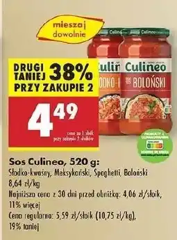 Biedronka Sos boloński Culineo oferta