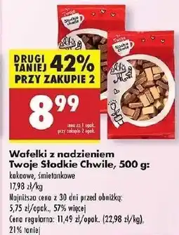 Biedronka Wafle czekoladowe Twoje Słodkie Chwile oferta