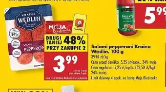 Biedronka Salami pepperoni Kraina Wędlin oferta