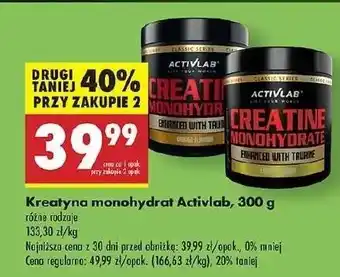 Biedronka Kreatyna z witaminami Activlab oferta