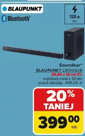 Carrefour Soundbar ls100sub Blaupunkt oferta