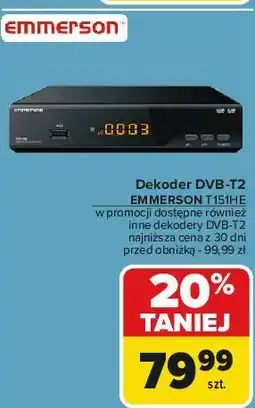 Carrefour Dekoder t151he Emmerson oferta