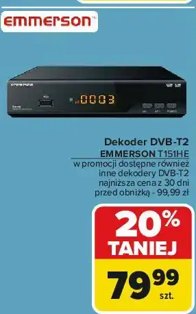 Carrefour Dekoder t151he Emmerson oferta