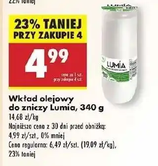 Biedronka Wkład olejowy do zniczy 340 g 120 h Lumia oferta