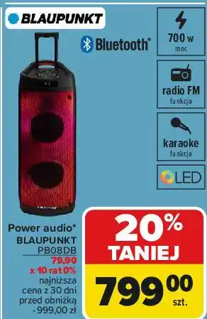 Carrefour Głośnik party box pb08db Blaupunkt oferta