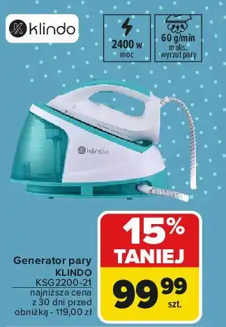 Carrefour Generator pary ksg2200-21 Klindo oferta