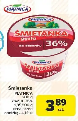 Carrefour Śmietanka gęsta 36% Piątnica oferta