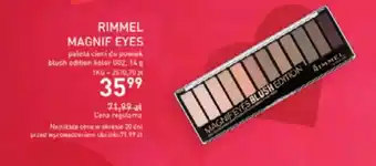 Jawa Drogerie Paleta cieni Rimmel oferta