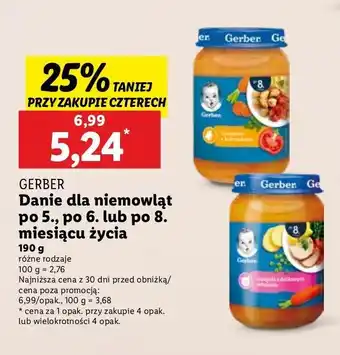 Lidl Spaghetti z kurczakiem Gerber oferta