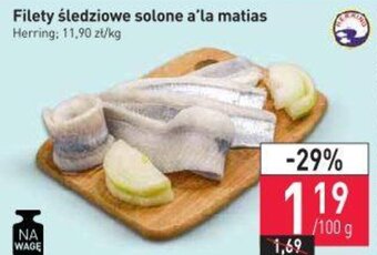 Stokrotka Filety śledziowe solone a'la matias 100g oferta