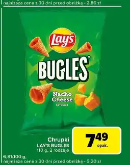 Carrefour Express Chipsy nacho cheese Lay's bugles oferta