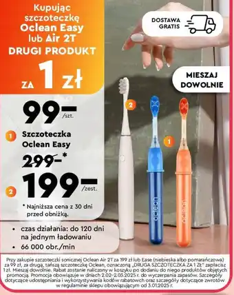 Biedronka Szczoteczka Oclean Easy oferta