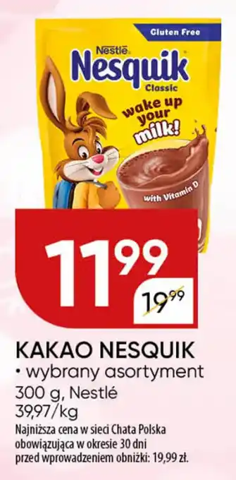 Chata Polska KAKAO NESQUIK oferta