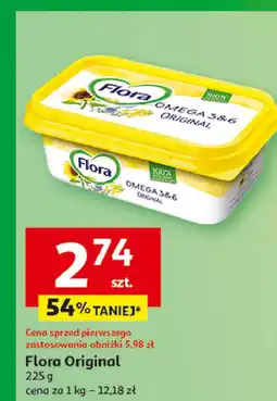 Auchan Margaryna original Flora Omega 3&6 oferta