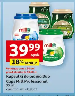 Auchan Kapsułki do prania konopie polskie Ecomill oferta
