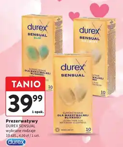 Intermarche Prezerwatywy xl Durex Sensual oferta