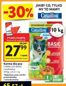 Intermarche Karma dla psa basic z wołowiną Canaillou oferta