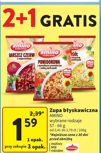 Intermarche Rosół z włoszczyzną i natką pietruszki Amino oferta