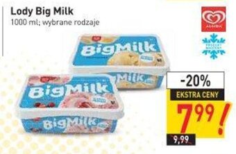 Stokrotka Lody Big Milk 1000ml oferta