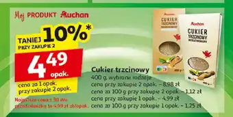 Auchan Cukier trzcinowy demerara nierafinowany Auchan oferta