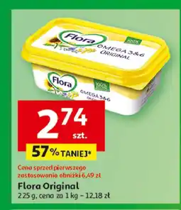 Auchan Margaryna original Flora omega 3&6 oferta