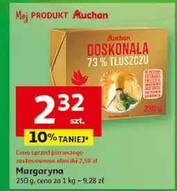 Auchan Margaryna doskonała 73 % Auchan różnorodne (logo czerwone) oferta