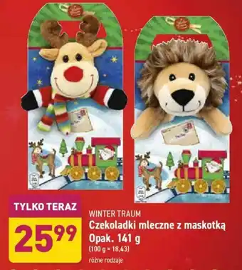 ALDI Czekoladki mleczne z maskotką 141g oferta