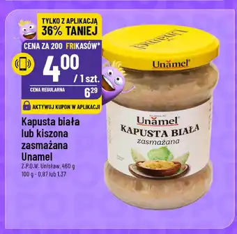 Polomarket Kapusta biała zasmażana UNAMEL oferta