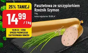 Polomarket Pasztetowa ze szczypiorkiem Rzeźnik szymon poleca oferta