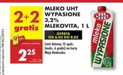 Biedronka Mleko 3.2% Mlekovita wypasione oferta