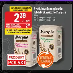 Polomarket Płatki owsiane błyskawiczne Marysia oferta