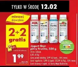 Biedronka Jogurt wanilia Fruvita skyr oferta