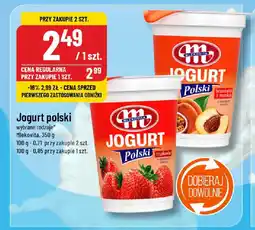 Polomarket Jogurt brzoskwinia z marakują Mlekovita jogurt polski oferta