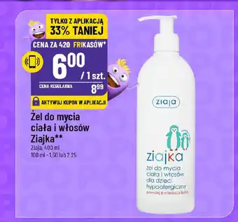 Polomarket Żel do mycia ciała i włosów Ziajka oferta