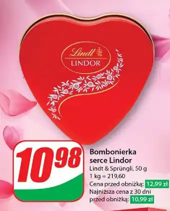 Dino Bombonierka serce Lindt Lindor oferta