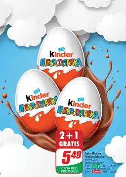 Dino Jajko niespodzianka Kinder Niespodzianka oferta