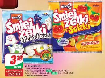 Dino Żelki owocowe Nimm2 Śmiejżelki Sokki oferta