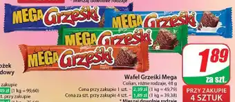 Dino Wafelek orzechowy w czekoladzie mlecznej Grześki Mega oferta