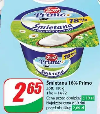 Dino Śmietana 18% Zott Primo oferta